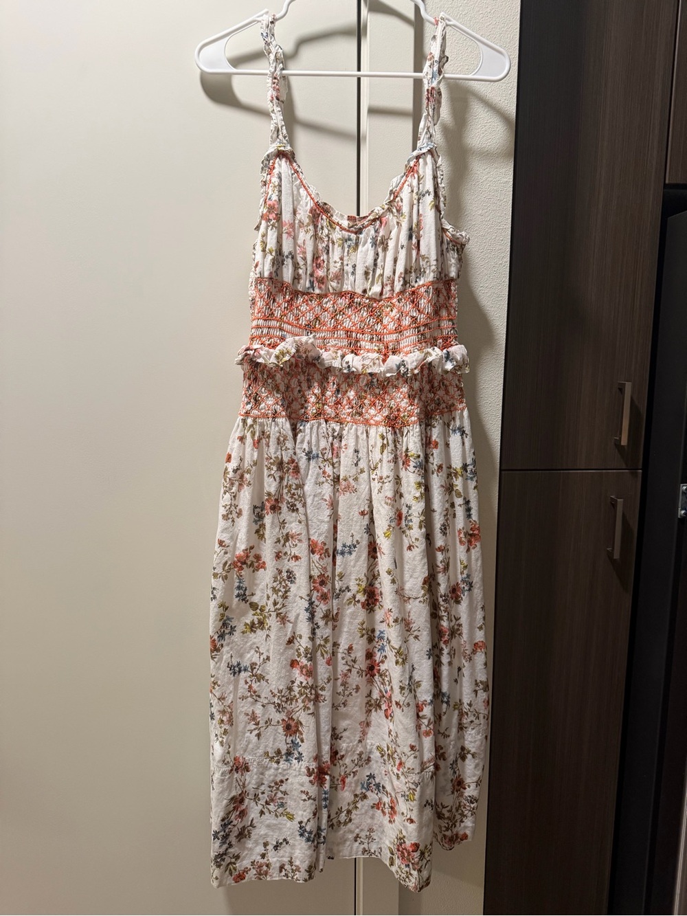 Anthropologie Floral Midi Dress